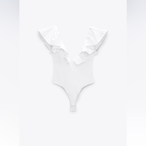 RUFFLED BODYSUIT - Picture 8 of 9